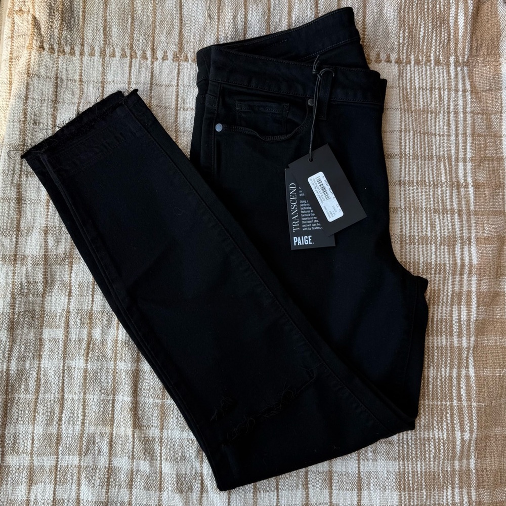 PAIGE Verdugo Crop Mid Rise Ultra Skinny Jeans 32